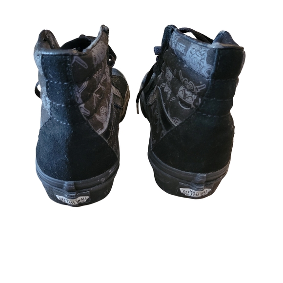 Vans Sk8-Hi Star Wars Men Sz 4.5 Wmn 5 Black Dark Side Darth Vader Sneakers - Picture 6 of 11